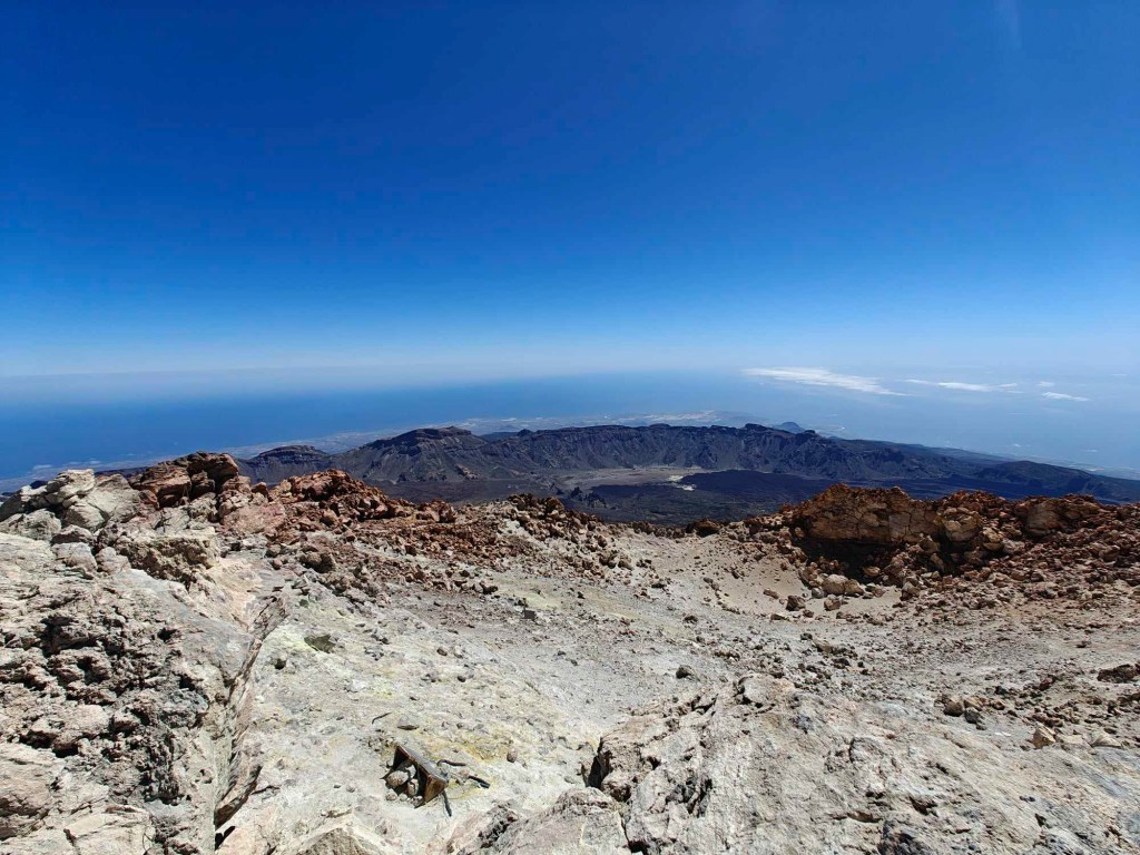 Widok ze szczytu Pico de Teide