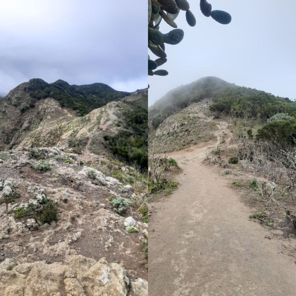 Szlaki w górach Anaga